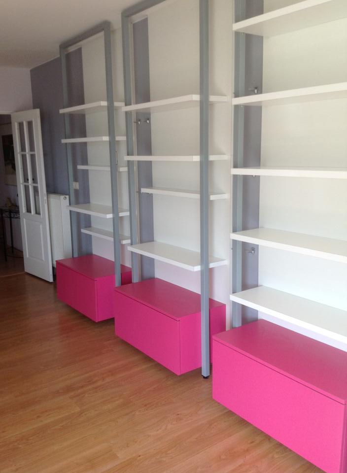 Bibliothèque Acier-Stratifié